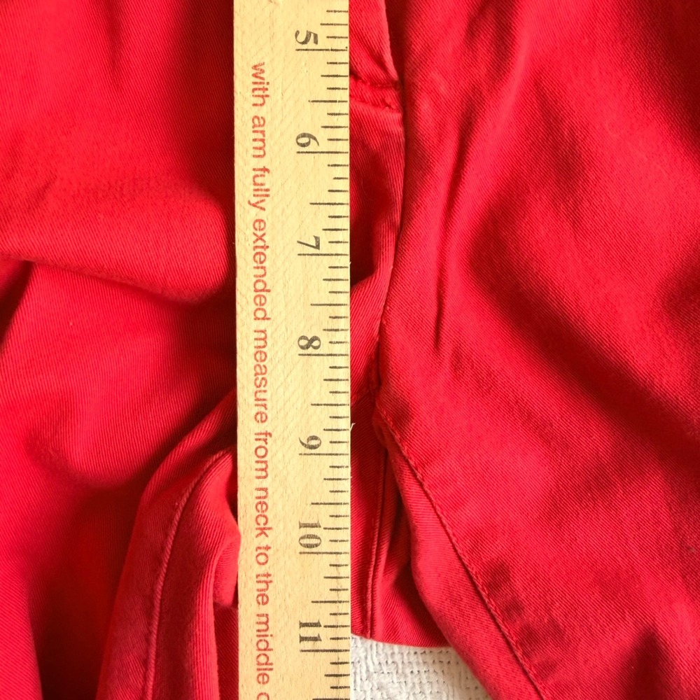 Dalia Collection Modern Fit Red Straight Leg Stretch Pants Womens Size 10 - Picture 7 of 8